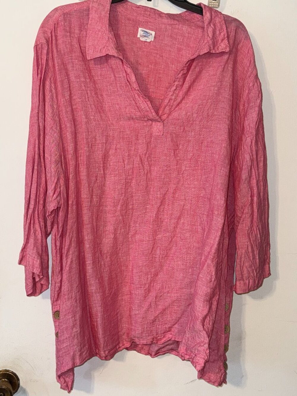 SIGRID OLSEN Linen Blouse 3X